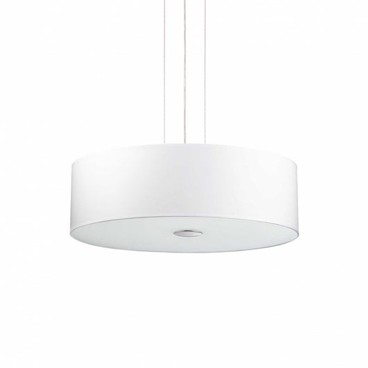 Lampada A Sospensione Woody Sp5 Bianco Ideal-Lux