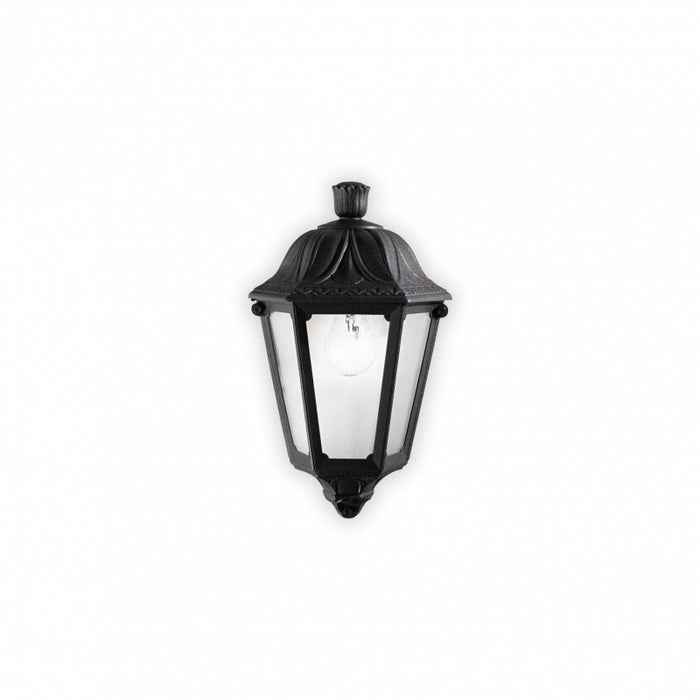 Lampada Da Parete Dafne Ap1 Small Nero Ideal-Lux