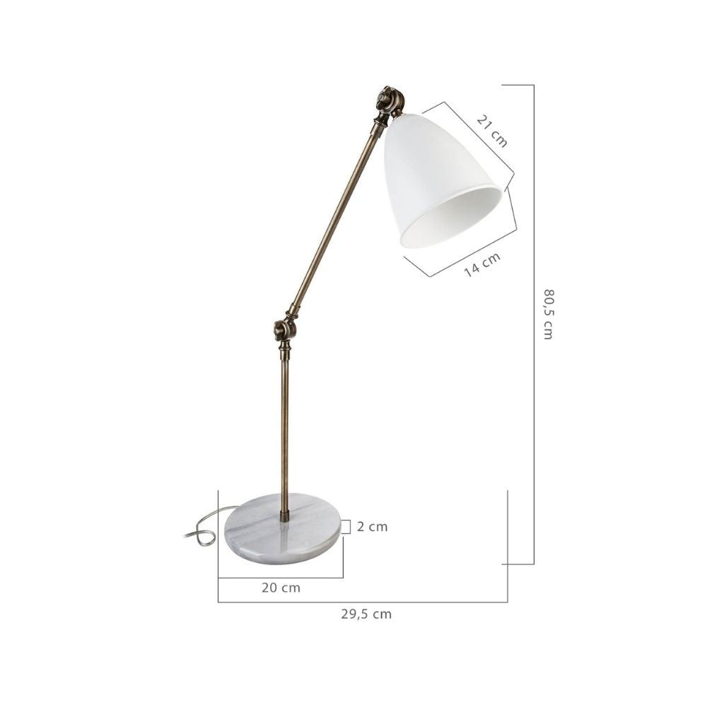 Lampada da scrivania snodabile Konrat ASZ1245