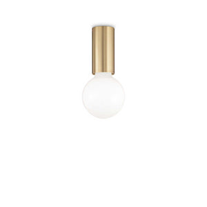 Lampada Da Soffitto Petit Pl1 Ottone Ideal-Lux