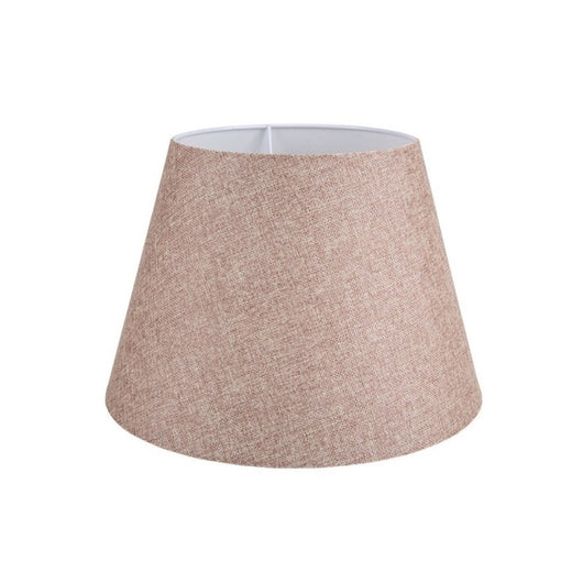 Lampada da tavolo base bianca e paralume tessuto colore beige LAGUNAH372634