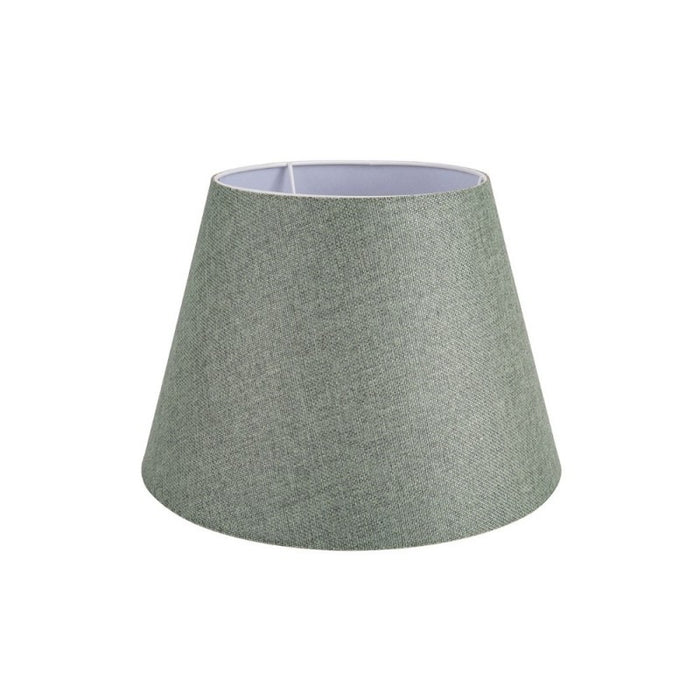 Lampada da tavolo base bianca e paralume tessuto colore verde LAGUNAH272638