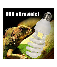 Lampada Fluorescente Uvb 5.0 Luce Solare Rettili Habitat Estremamente Luminoso         