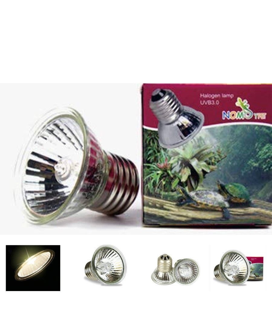 Lampada Giorno Per Rettili Tartarughe Terrario 50w Luce Solare Raggi Uva+uvb 3.0         