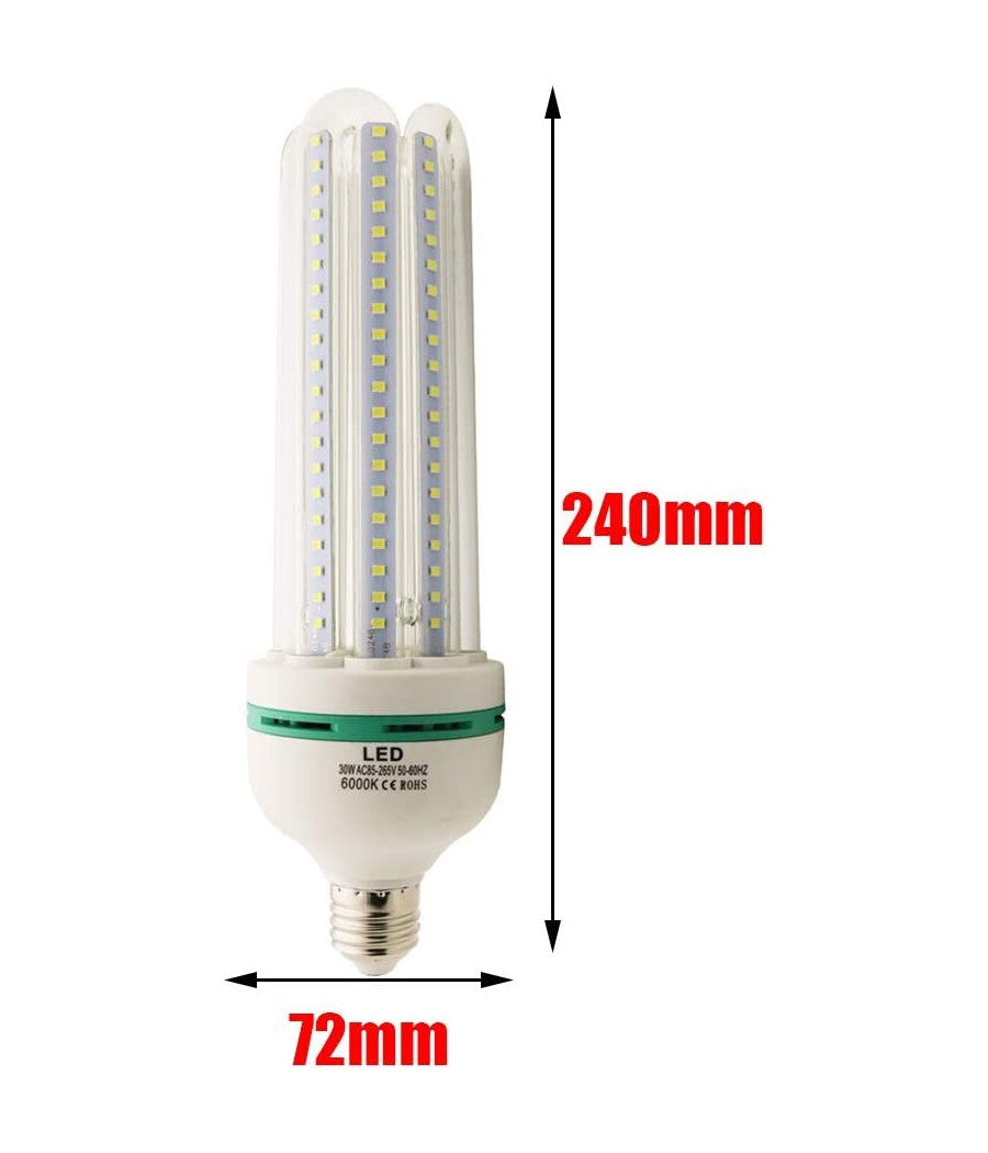 Lampada Lampadina 4u A Led Da 30w Luce Fredda O Calda Basso Consumo Attacco E27  -bianco Freddo      -