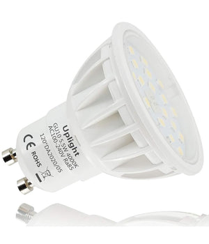 Lampada Lampadina Faretto Led 5w 24 Led Smd Attacco Gu10 Luce Bianca         