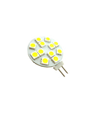 Lampada Lampadina Led 12 Smd 5050 Attacco G4 A Spillo Luce Fredda 6500k 1.2w         