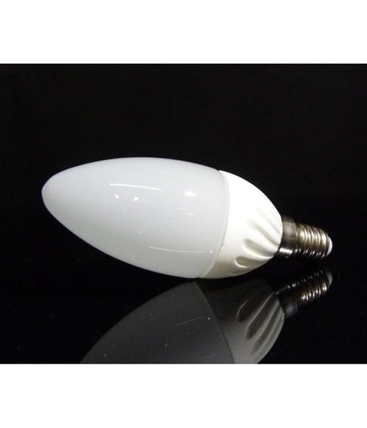 Lampada Lampadina Led 4w Watt E14 Luce Bianca Calda Fredda Oliva In Ceramica  -bianco Freddo      -