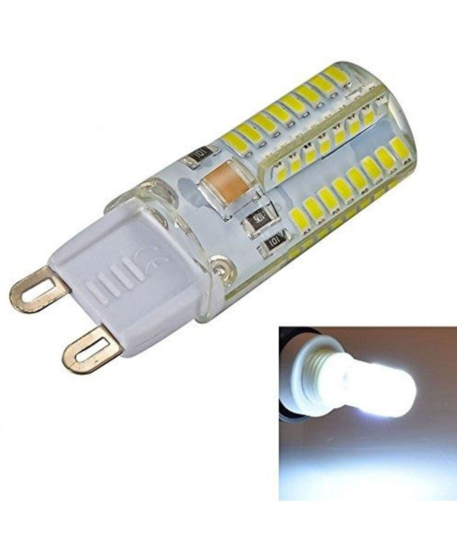 Lampada Led G9 220v 5w 64 Led Luce Calda Fredda Oltre 500 Lumen Alta Luminosità   -bianco Freddo      -