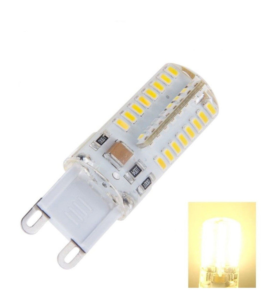 Lampada Led G9 220v 5w 64 Led Luce Calda Fredda Oltre 500 Lumen Alta Luminosità   -bianco Caldo      -