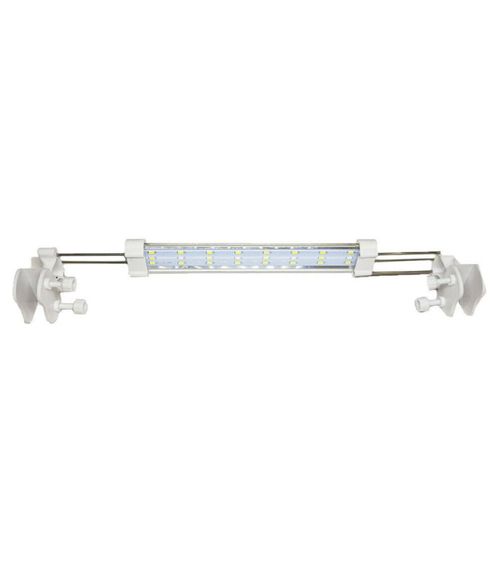 Lampada Luce Plafoniera Led Per Acquario Allungabile Per Bordo Vasca 8 Watt         