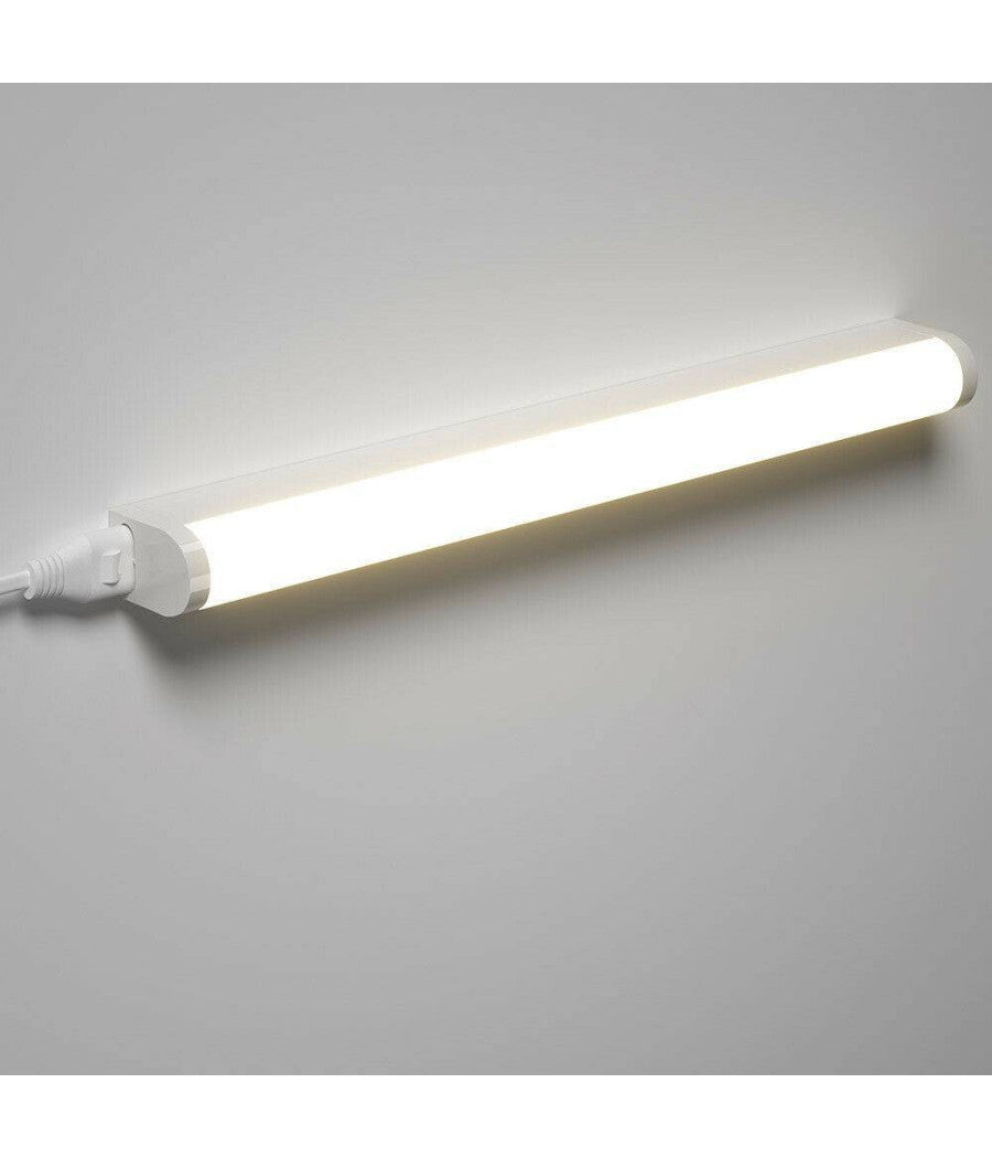 Lampada Luce Sottopensile 30cm Mobili Cucina Armadio Barra Led 330lm Bianco  -bianco Caldo      -