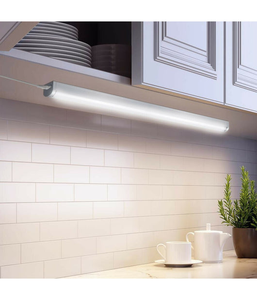 Lampada Luce Sottopensile 50cm Mobili Cucina Armadio Barra Led 750lm Bianco         