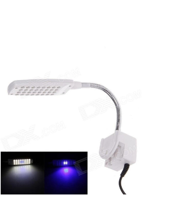 Lampada Plafoniera 32 Led Luce Acquario Bordo Vasca W Watt Dee-028         