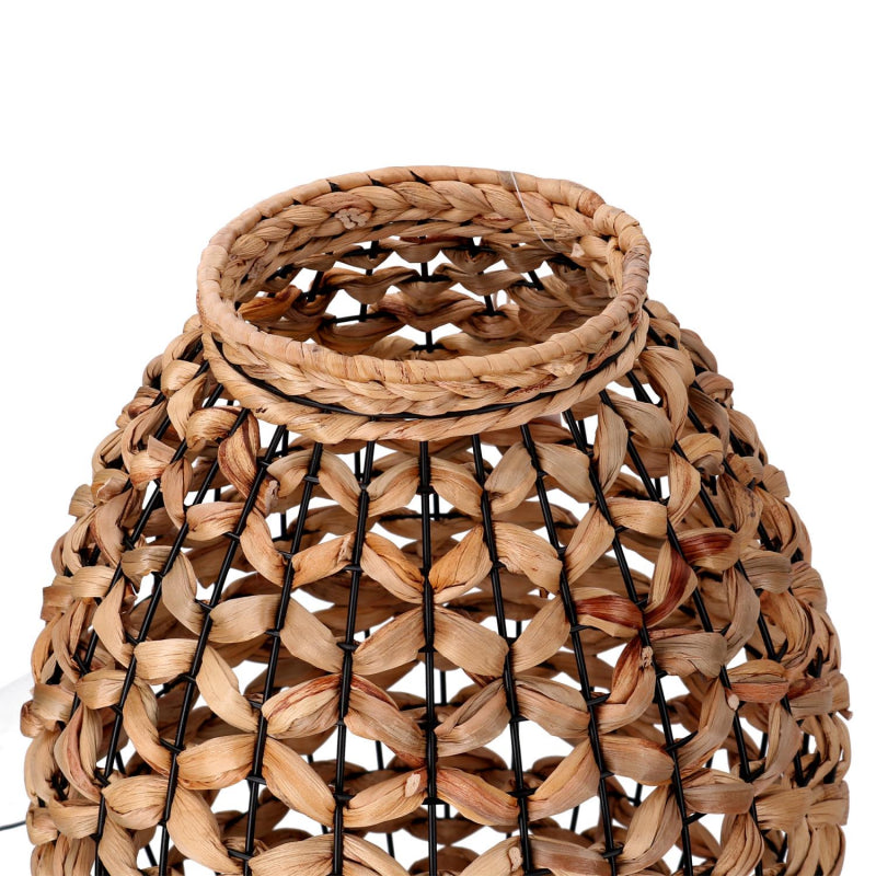 Lampada rattan naturale con attacco cm ø25h35,5