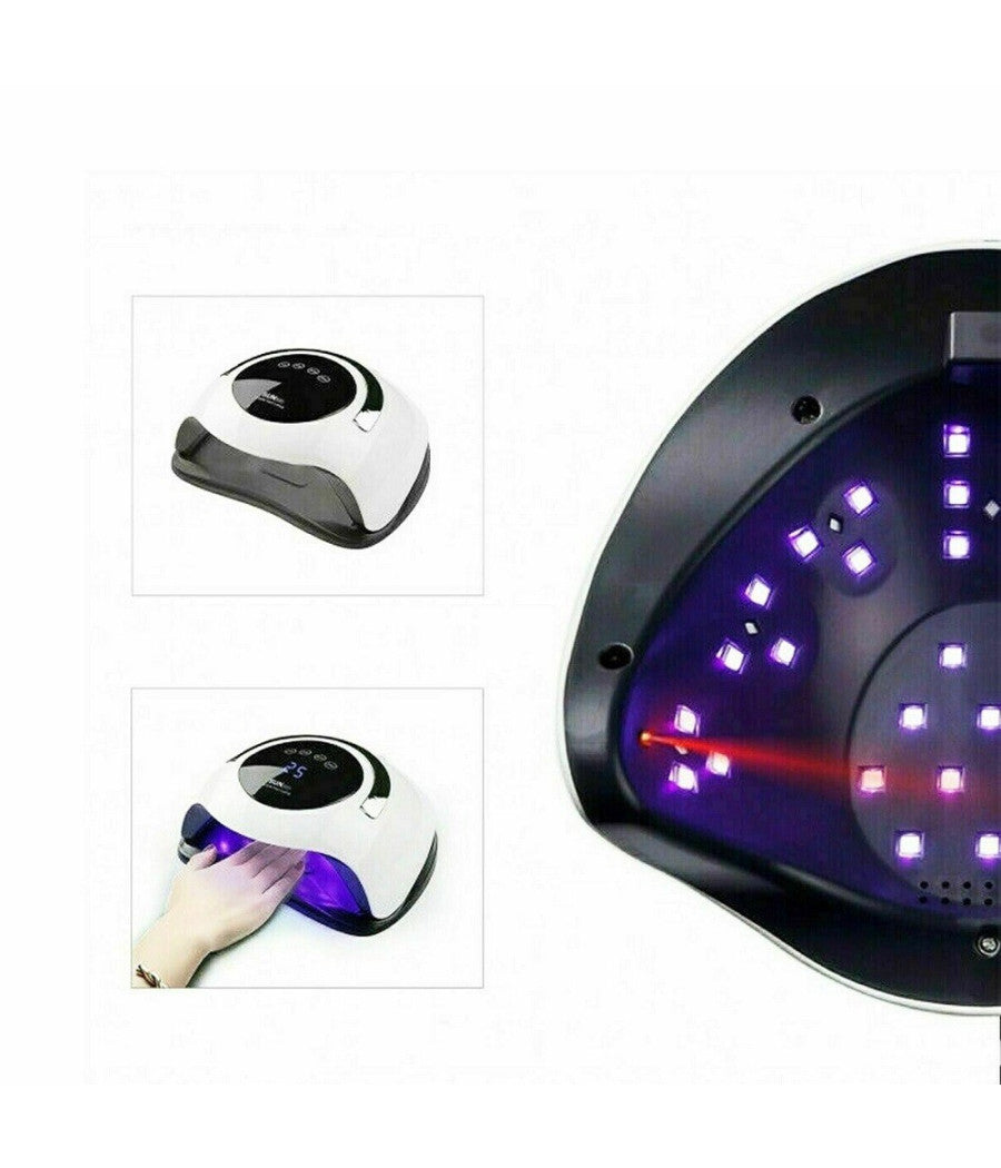 Lampada Uv Led Gel Unghie Professionale 120w Fornetto Nail Art Colata Sun Bq5t         