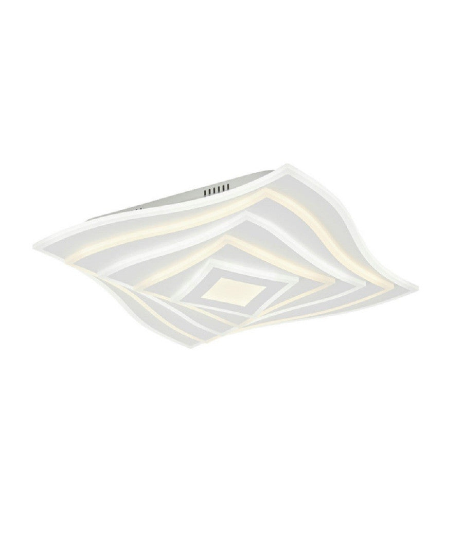 Lampadario Da Soffitto Decorativo Plafoniera Led 75w Tre Tonalità  Di Luce C68-3c         