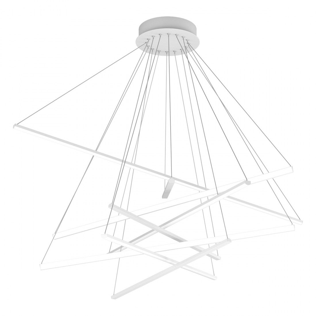 Lampadario moderno bianco top light dna 1182 s80 led sospensione lampada soffitto