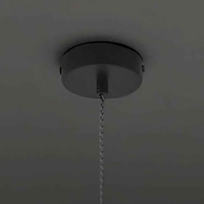 Lampadario moderno led gea luce alice sg e27 vetro sfumato fumè lampada soffitto