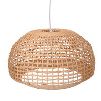 Lampadario rattan naturale con attaccocm ø50h30,5