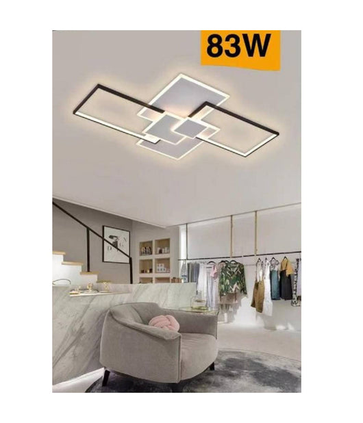 Lampadario Soffitto Led 83 W Plafoniera Tre Colorazione Moderna Bluetooth C67-3c         