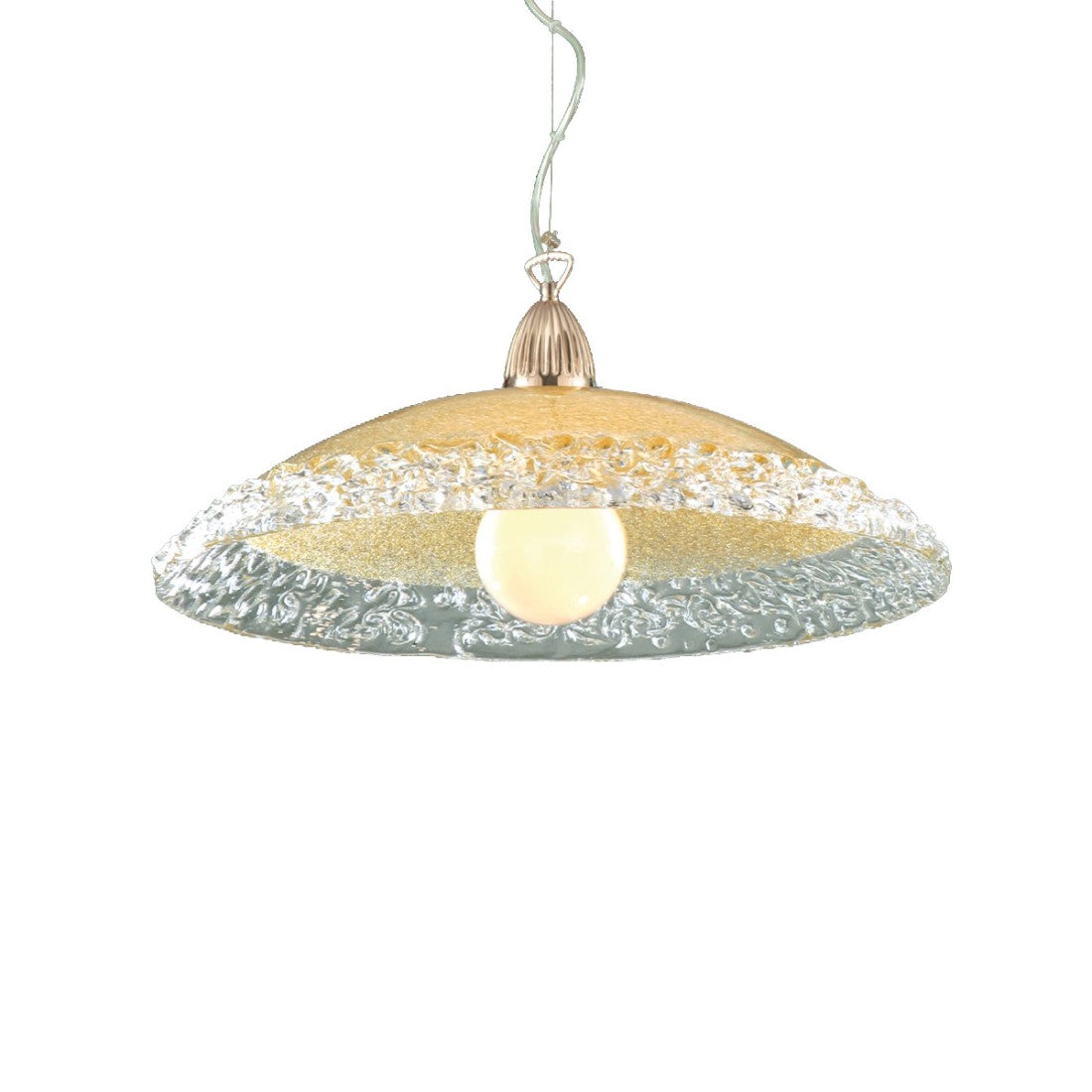 Lampadario vetro ambra padana lampadari sally 288 sm e27 led sospensione lampada soffitto classica