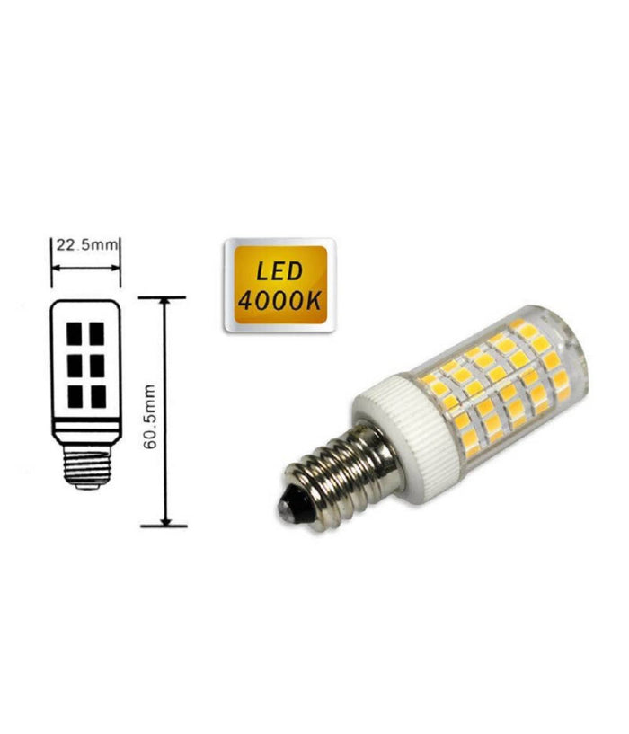 Lampadina 86 Led E14 7watt Piccola Luce 6500k 3000k 4000k Frigo E Cappa         