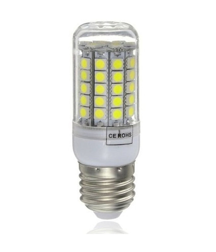 Lampadina A 33 Led 5050smd Con Attacco E27 Da 8w Faretto Luce Bianco Freddo         