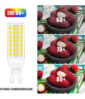 Lampadina Faretto 5w Led 72 Smd 2835 Attacco G9 Luce Bianca Fredda Calda 220v  -bianco Freddo      -