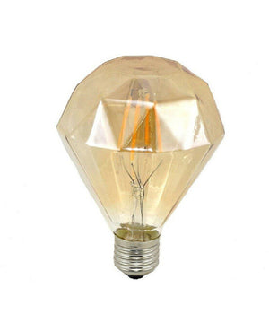 Lampadina Filamento Diamante Ambra E27 4 Watt Stile Retro Luce Decorativa Dm-oc         