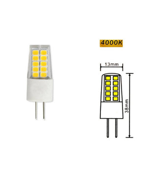 Lampadina G4 Led Smd 2,5 Watt 12v Luce Fredda 6500k Calda 3000k Naturale 4000k         