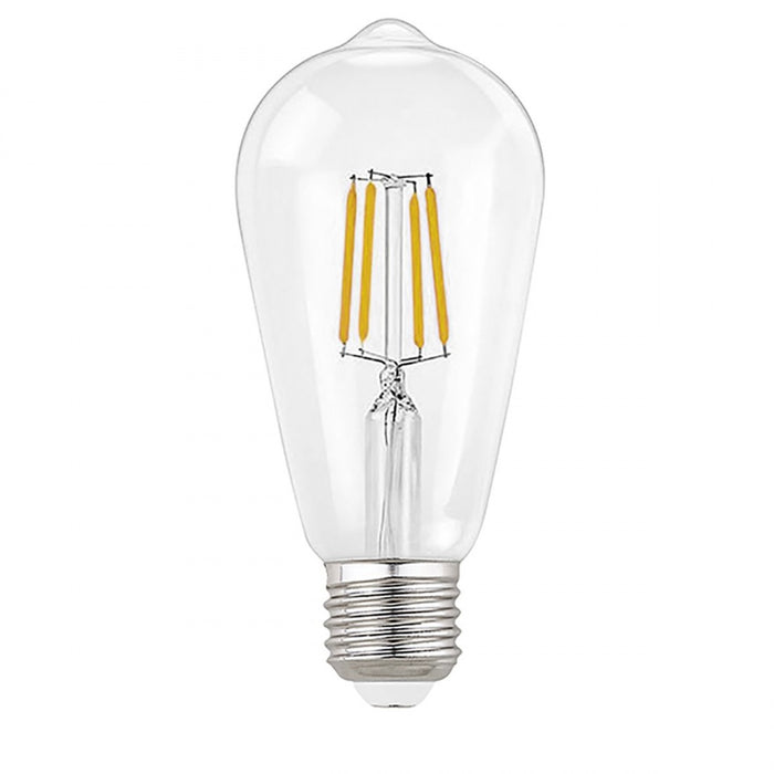 Lampadina gea led gla254c 8w e27 led 1055lm 2700°k vetro cono trasparente