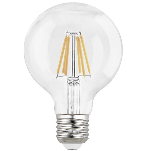 Lampadina gea led gla256c e27 12w led 1480lm led 12.5cm 2700°k 360° globo sfera trasparente luce diffusa interno