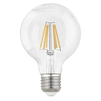 Lampadina gea led gla256n 12w e27 led 1540lm 12.5cm 4000°k vetro sfera globo trasparente