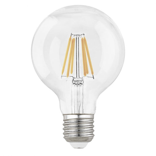 Lampadina gea led gla256n 12w e27 led 1540lm 12.5cm 4000°k vetro sfera globo trasparente