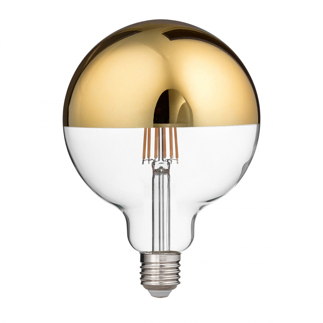 Lampadina gea led gla302o e27 led 12w 1521lm vetro cupola oro globo luce calda interno