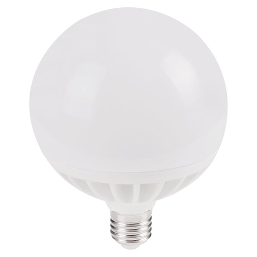 Lampadina gea led gla340 e27 led plastica opale sfera globo, tonalità luce 4000°k (luce naturale)