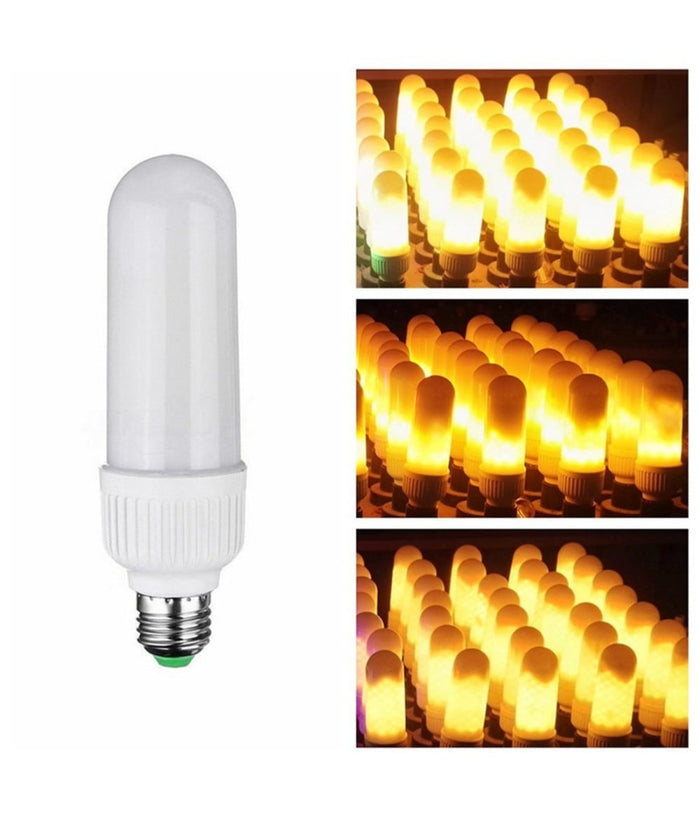 Lampadina Lampada A Led Bulb Effetto Fiamma Fuoco Movimento Attacco E27 5w Watt         