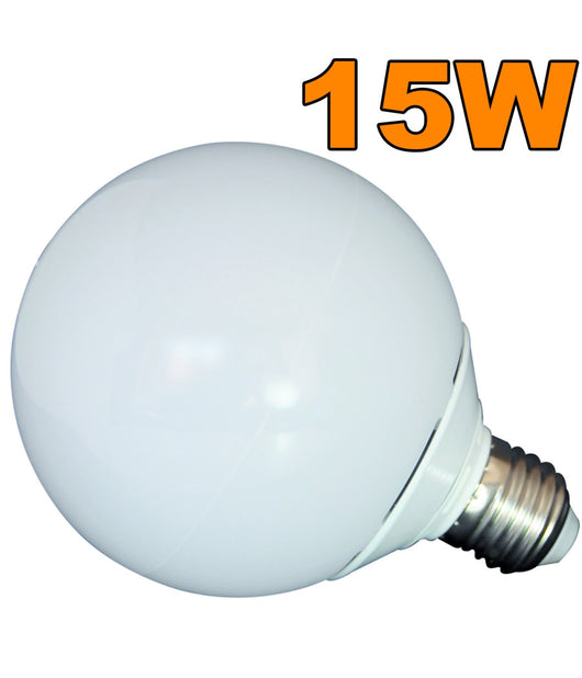 Lampadina Lampada Led Globo G20 Sfera Bulbo Luce Fredda 15 18w Con Attacco E27   15 Watt      