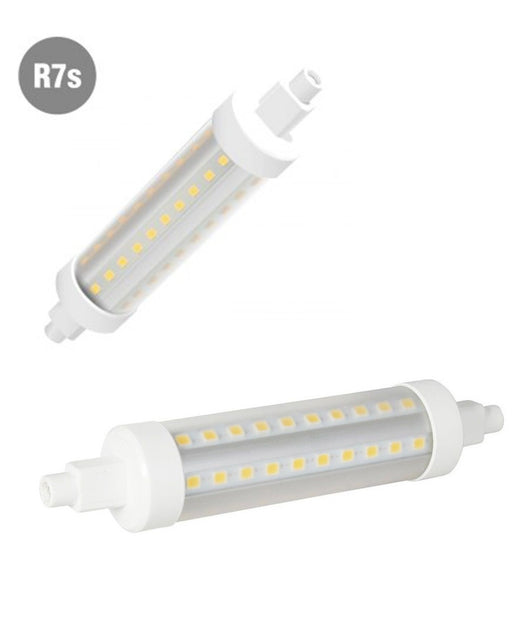 Lampadina Lampada Led R7s 118mm Led 2835 Sostituzione Alogena 6500k 8w 360°         