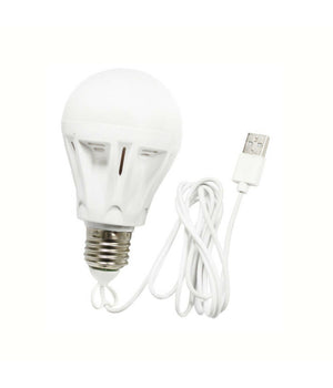 Lampadina Lampada Led Usb 3w 5w 7w 5v Luce Bianca Portatile Campeggio Emergenza         