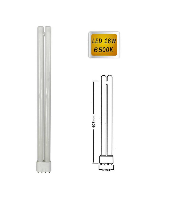 Lampadina Led 2g11 16 Watt Lampada A 4 Pin Per Neon Luce 2g11-18         