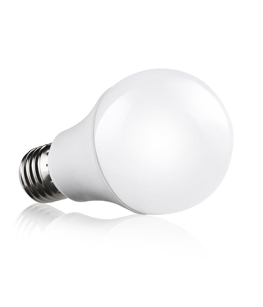 Lampadina Led 3 - 5 - 7 - 9 - 12 Watt A Bulbo Luce Fredda E Calda Attacco E27  -bianco Freddo-7 Watt      