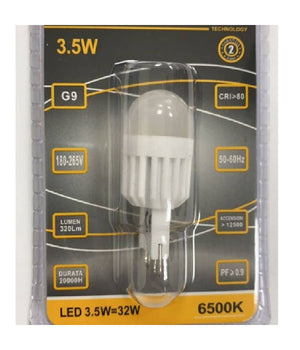 Lampadina Led 3.5 Watt Attacco G9 Compatta Luce Bianca Calda Fredda Naturale         