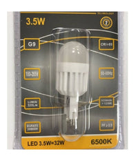 Lampadina Led 3.5 Watt Attacco G9 Compatta Luce Bianca Calda Fredda Naturale  -bianco Freddo      -