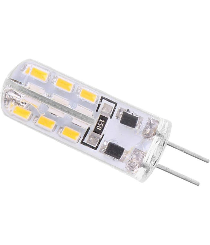 Lampadina Led 3w 24 Smd G4 3014 Attacco A Spillo Luce Bianca Calda Fredda 12v  -bianco Freddo      -