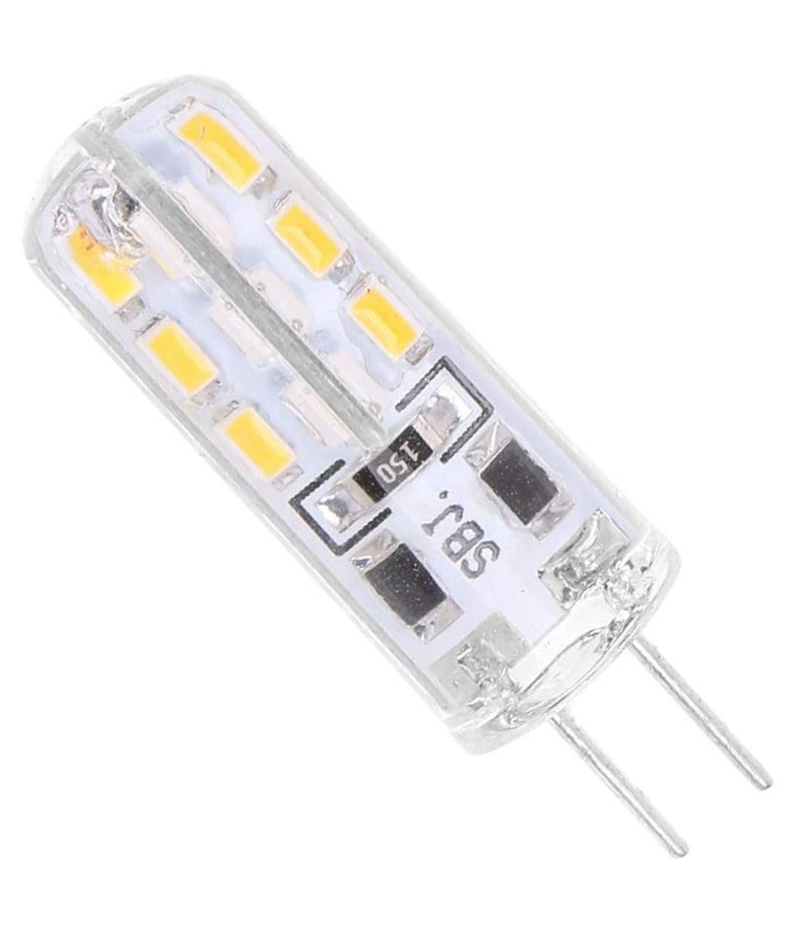 Lampadina Led 3w 24 Smd G4 3014 Attacco A Spillo Luce Bianca Calda Fredda 12v         