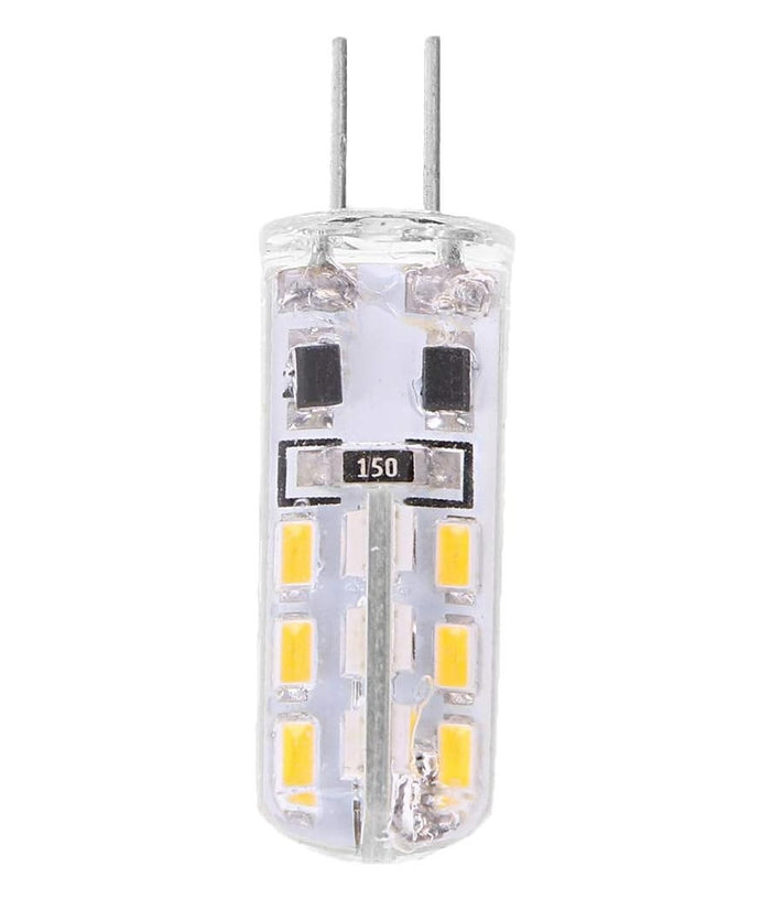 Lampadina Led 3w 24 Smd G4 3014 Attacco A Spillo Luce Bianca Calda Fredda 12v  -bianco Freddo      -