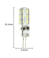 Lampadina Led 3w 24 Smd G4 3014 Attacco A Spillo Luce Bianca Calda Fredda 12v         