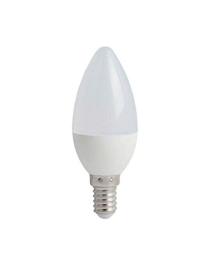 Lampadina Led 6watt A Candela Attacco E14 6500k 3000k 4000k Basso Consumo C3603  -bianco Naturale      -